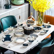 定制轻奢1123s餐具套装碗盘家用北欧碗碟套装现代简约西式