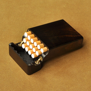 手卷烟15支中支专用独立孔烟管自制专用小巧便携定制雕刻个性烟盒