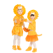 儿童狮子演出服装六一幼儿园，狮子王动物表演服太空小狮子舞蹈服装