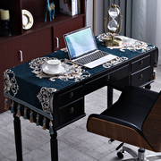 欧式书桌桌布布艺桌垫布，电脑桌写字台台布书房学习桌梳妆台化妆台