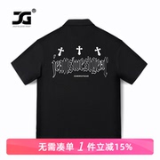 真维斯盖尔大码品牌美式t恤男女polo衫翻领短袖潮牌情侣装上衣服