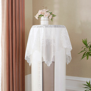99系列简约蕾丝圆柱形立式柜机空调防尘保护罩布艺正方形遮盖巾