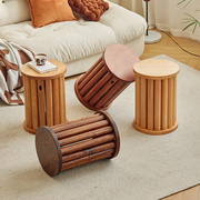 实木多功能组合凳子可叠放凳子家用可收纳凳子椅子叠叠乐圆凳餐凳