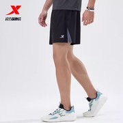 特步短裤男裤五分，运动裤2024夏季轻薄透气马拉松跑步裤子