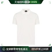 香港直邮emporioarmani短袖，翻领半拉链polo衫em000080af10094