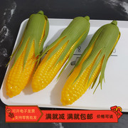 仿真玉米模型塑料水果，蔬菜农家乐装饰假食物，橱柜家居摆件拍摄道具
