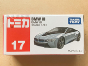 【】TOMY多美卡【国行】17号宝马i8轿跑合金玩具模型车
