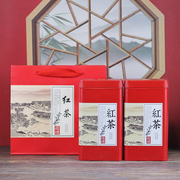 红茶茶叶罐铁罐一斤装古树，红茶铁观音通用金属包装空礼盒定制