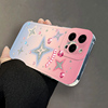 闪烁英文立体钻四角星适用华为MATE40苹果14PROMAX一加VIVOS15小米12红米OPPORENO813荣耀50手机壳NOVA7