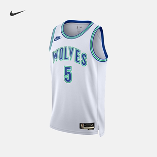 Nike耐克2023/24赛季明尼苏达森林狼队NBA男子速干球衣DX8611