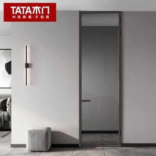 TATA木门 卫生间门阳台门厕所门厨房门铝玻门铝合金平开门LB010P