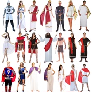 cosplay古希腊公主女神服装，成人男国王，斯巴达罗马战士演出衣服