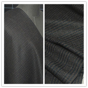 黑色棕色日本产订单，剩余格子羊毛混纺粗花呢，布料设计师外套夹克裙