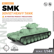 SSMODEL 144617 V1.7 1/144 3D打印 军事模型 苏联 SMK 重型坦克