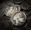 希腊银币纯银智慧，女神雅典娜吊坠猫头鹰，古币项链水瓶座守护神礼物
