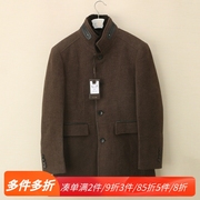 卡兰米特卖冬高品质羊毛毛呢大衣外套L45N21048
