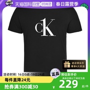 自营Calvin Klein/凯文克莱男士休闲短袖CK大字母T恤