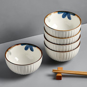 日式陶瓷米饭碗家用2022吃饭的碗，10个装高级感小碗碟餐具套装