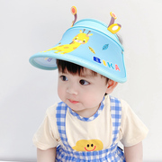 儿童帽子薄款夏季防晒宝宝空顶，太阳帽男女童，遮阳可爱卡通婴幼儿帽