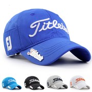 golf帽子男女夏季有顶鸭舌帽户外运动棒球帽遮阳透气高尔夫球帽男