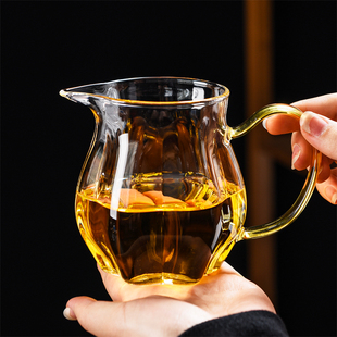 玻璃公道杯耐热加厚透明泡茶过滤分茶器茶海功夫，茶具茶道配件套装