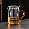 加厚耐高温全玻璃冲泡茶壶，花茶绿茶红茶杯茶水，分离公道杯带过滤网