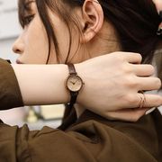 聚利时女表学生韩版简约ins风，气质小表盘，小巧细皮带女士手表复古
