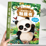 粉丝宝宝触摸书 婴儿书早教益智玩具0到2-3岁绘本1岁半立体书地板书本撕不烂立体儿童书籍幼儿触觉启蒙认知