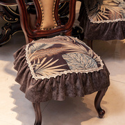 欧式餐椅垫高档奢华家用四季防滑美式椅凳子坐垫茶几桌布旗防滑