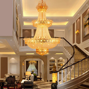欧式水晶吊灯奢华大气，复式楼别墅挑空客厅灯，酒店大堂法式现代时尚