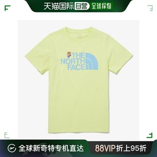 韩国直邮THE NORTH FACE T恤 M/DQC/NT7UP01T/儿童/圆领T恤