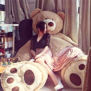 布娃娃3米2大熊特超大号公仔毛绒玩具，泰迪熊猫睡觉抱抱熊送女朋友