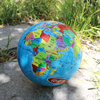 伊诺特8.5寸彩印世界地图球宝宝认知球，地球仪玩具充气弹力小皮球