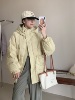 韩国东大门连帽收腰羽绒服女短款2023冬季宽松加厚保暖外套
