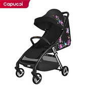 美国capucci卡普奇婴儿推车超轻便携式折叠可坐可躺宝宝儿童单手