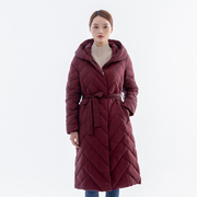 HONRN/红人冬季女装长袖带帽羽绒服商场同款HF55YR071