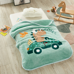 新生婴儿童毛毯a类礼盒冬季铺床垫加厚双层幼儿园拉舍尔毯子宝宝