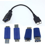 usb3.0母转microb公手机，三星移动硬盘数据线，nore3安卓通用u盘otg