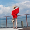 雪纺连体裤女高级感海边度假沙滩，连衣裙旅游拍照旅行穿搭短裤套装