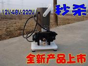 12v48v220v小型高压洗车机，大功率直流喷雾电动清洗机自吸水泵