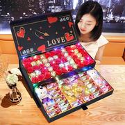 七夕情人节礼物巧克力礼盒装送女友女生零食惊喜高档浪漫生日1盒