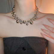 欧美圆珠项链夸张高级感轻奢，小众锁骨链2023颈链配饰女