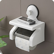 创意卫生间纸巾架防水强力吸盘厕所纸巾盒 厕纸盒手纸盒卫生纸架