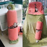 车载抱枕被子两用网红可爱折叠糖果枕头被夏季汽车用午睡枕二合一