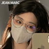 jeanmarc小脸眼镜框女超轻纯钛小框眼睛，框镜架近视眼镜女可配度数