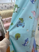 卡通贡缎a类无荧光剂母婴布料，面料布艺儿童宝宝床品定制幅宽1.6米