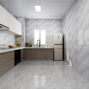 全瓷白色大理石瓷砖400x800墙砖简约客厅内墙砖厨房卫生间墙面砖