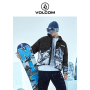 volcom钻石男装户外大牌，设计感时尚保暖羽绒服，2024冬季外套男