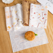 烘焙三明治包装纸汉堡纸蛋糕卷防油纸垫糕点面包托盘纸西点淋膜纸