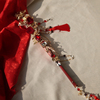 小红书中式婚礼折扇，汉服古风摄影道具结婚喜扇成品，秀禾扇子新娘